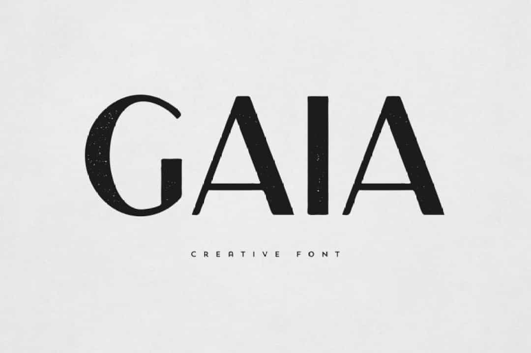 Gaia Sans Font Image 1