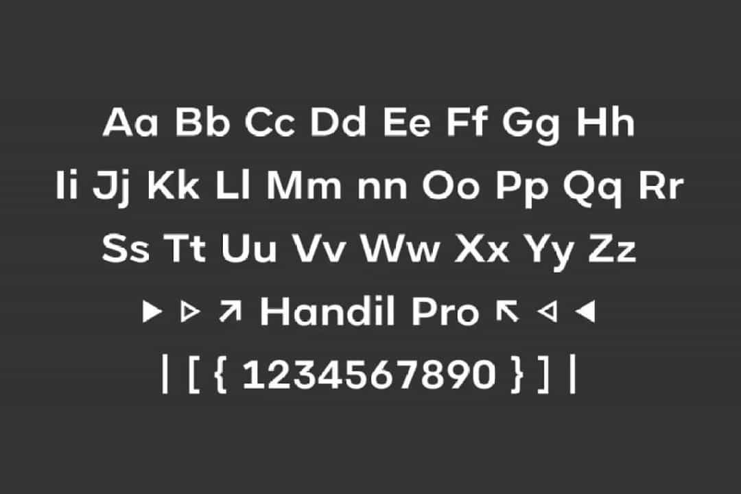 Handil Pro Font Image 3
