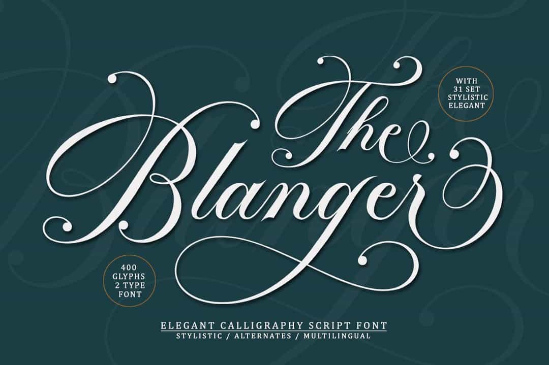 The Blanger Font Image 1
