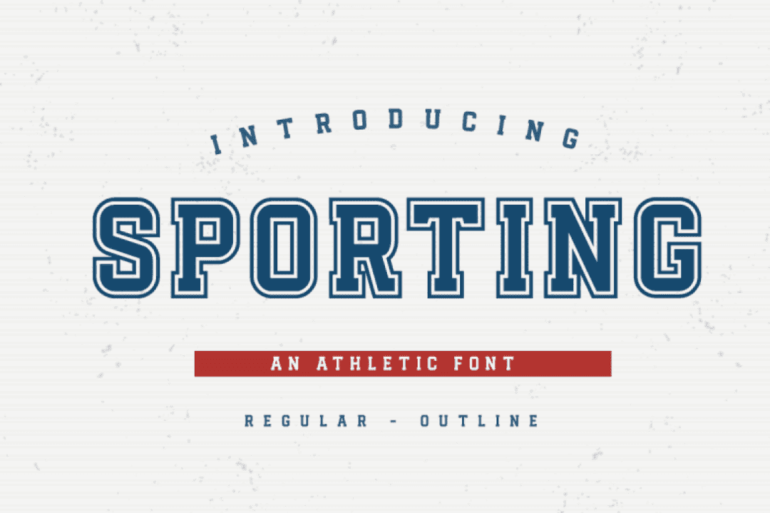 Sporting Font Image 1