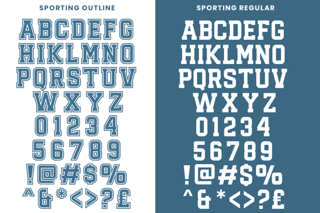 Sporting Font Image 3