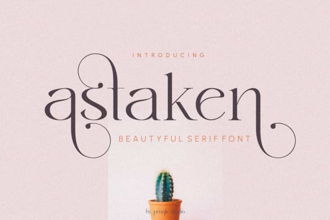 Astaken Font Image 1