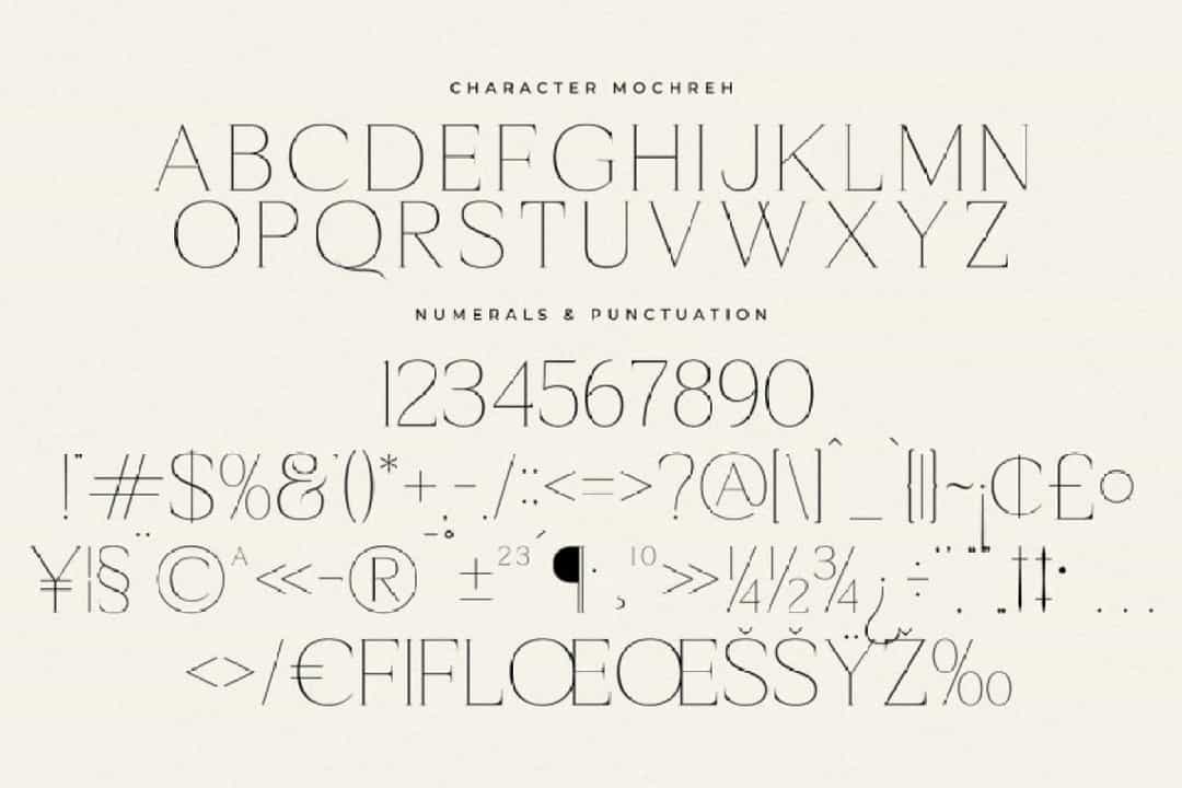 Mochreh Font Image 3