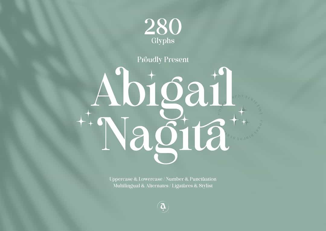 Abigail Nagita Font Image 1