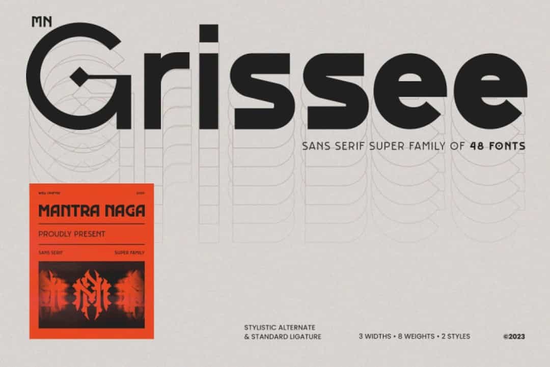 MN Grissee Font Image 1
