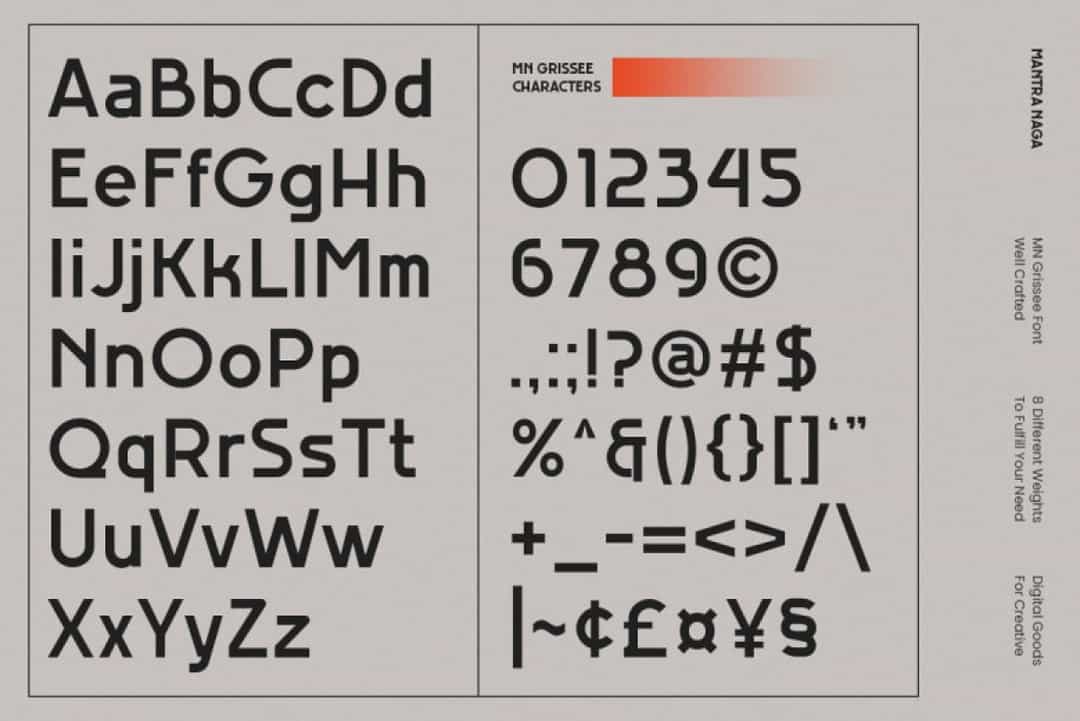 MN Grissee Font Image 3