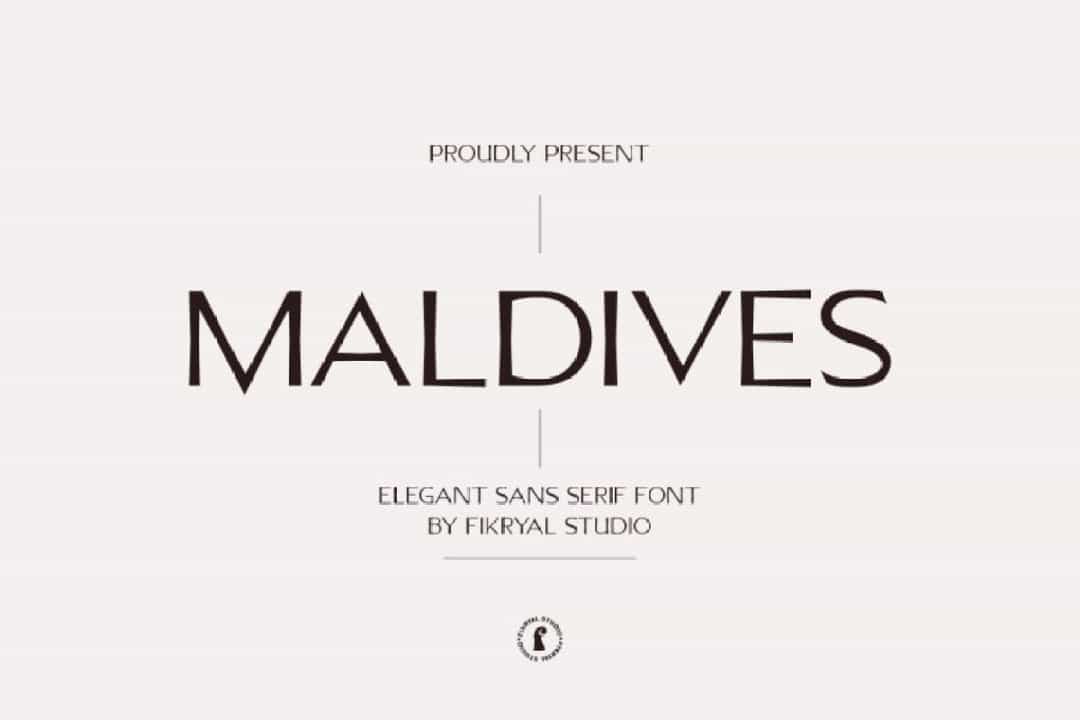 Maldives Font Image 1