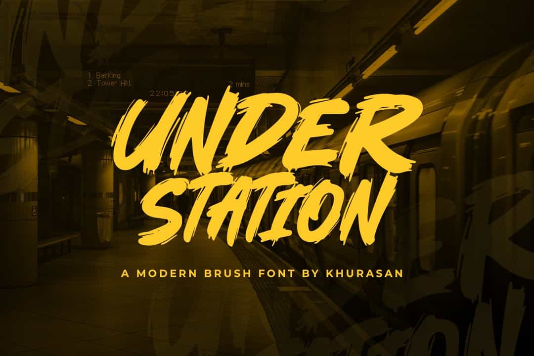 Under Station Font Image 1