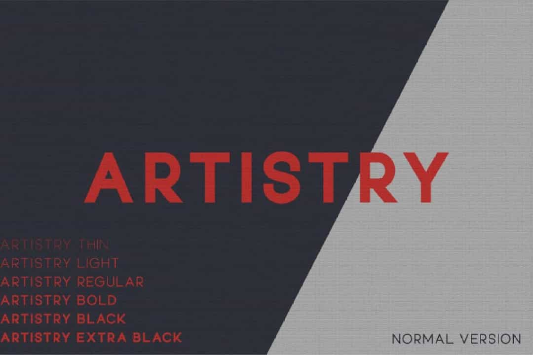 Artistry Font Image 1