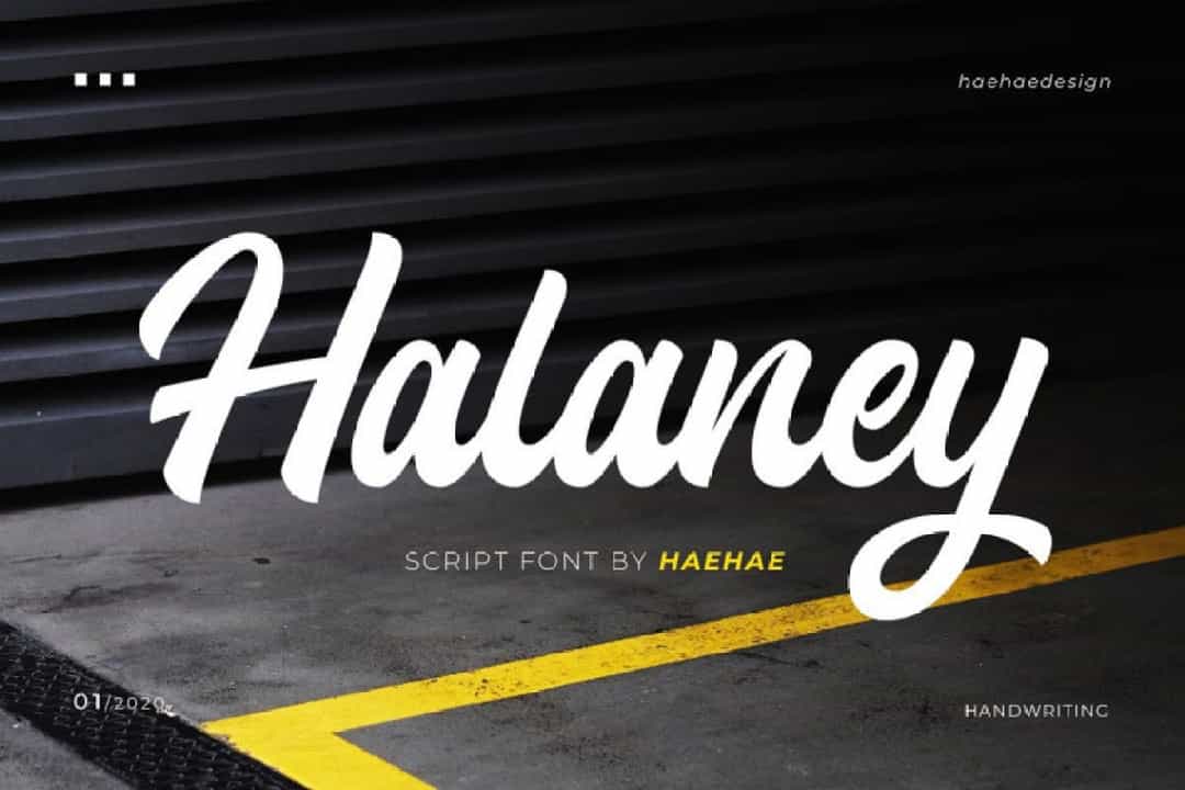 Halaney Font Image 1