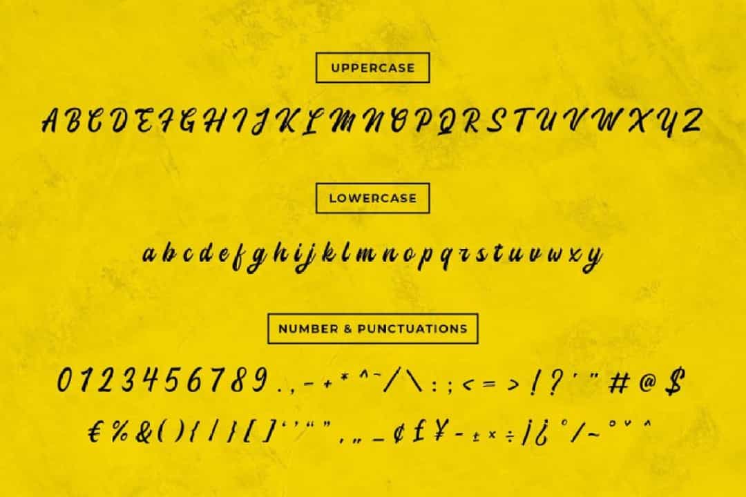 Halaney Font Image 3