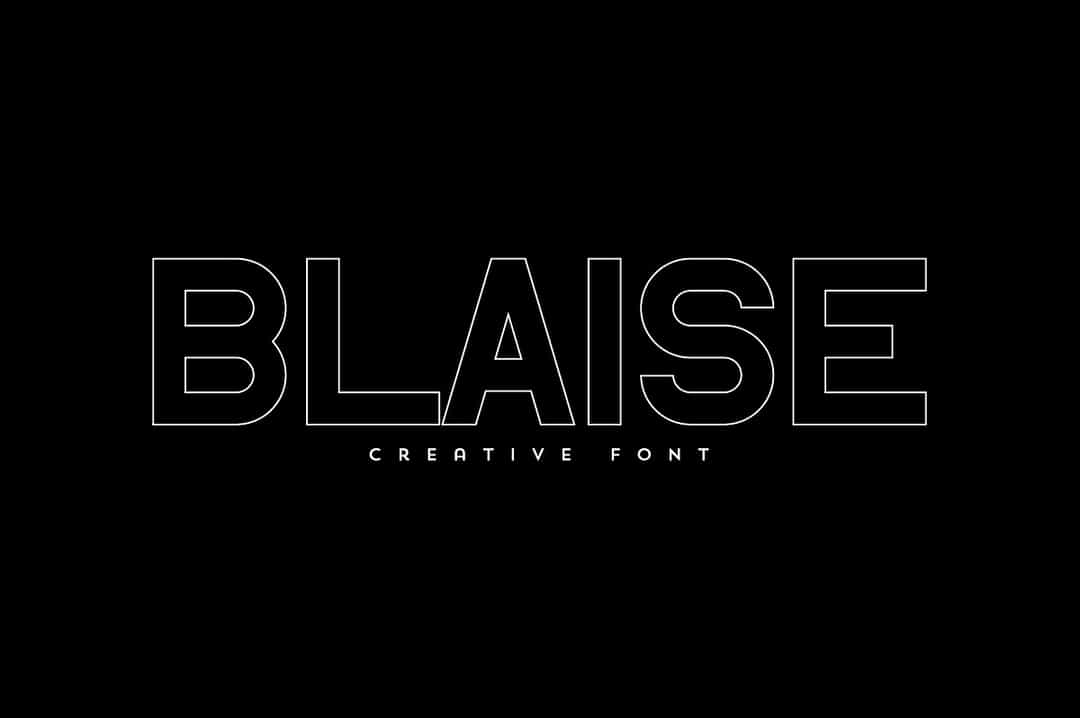 Blaise Font Image 1