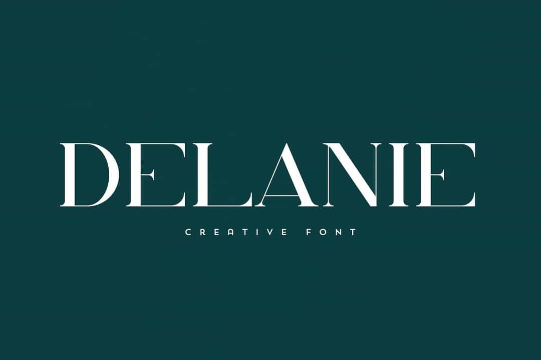 Delanie Font Image 1
