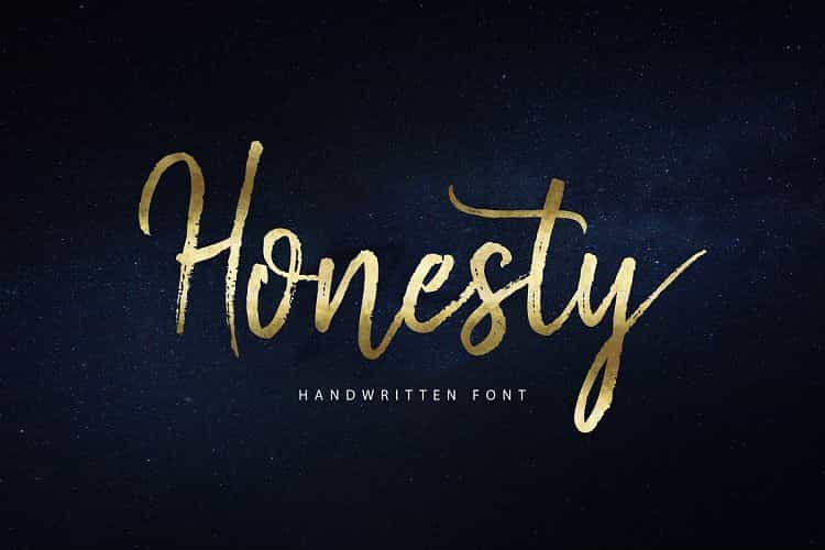 Honesty Script Font Image 1
