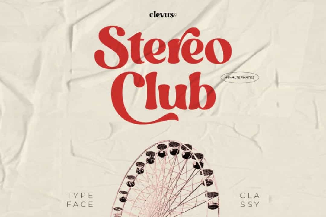 StereoClub Font Image 1