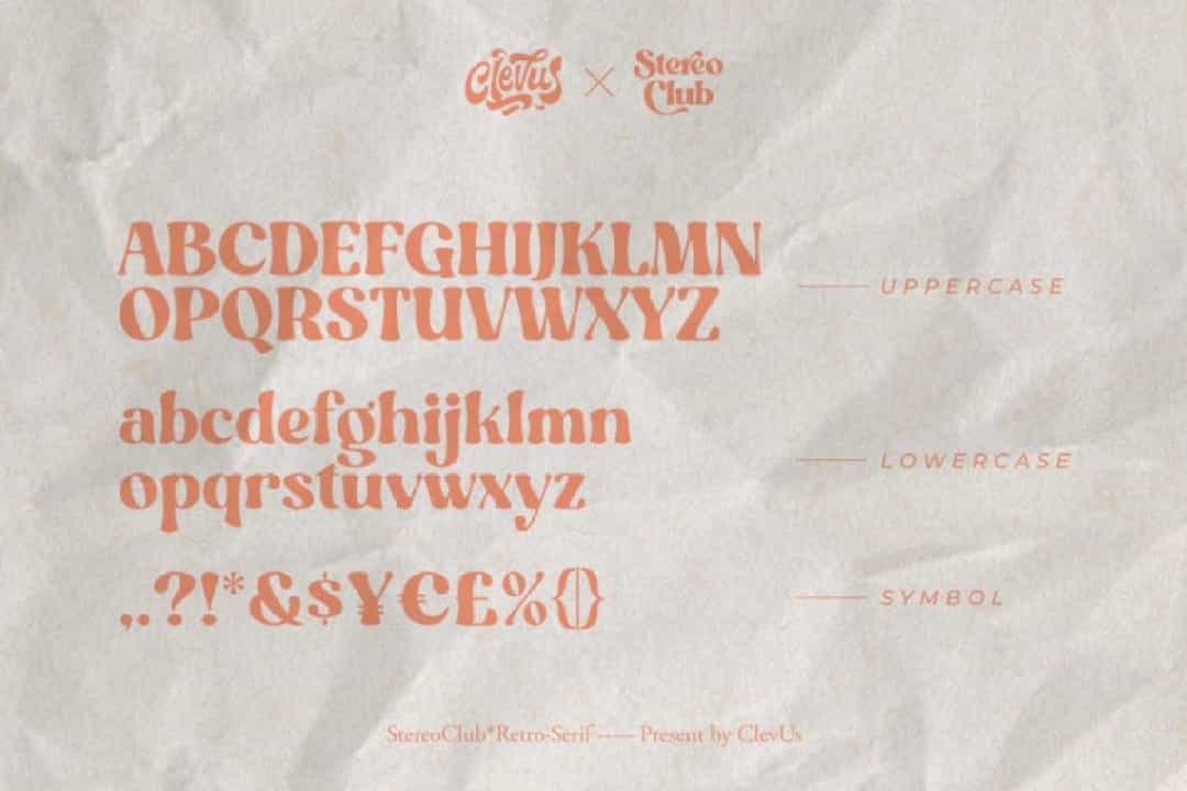 StereoClub Font Image 3