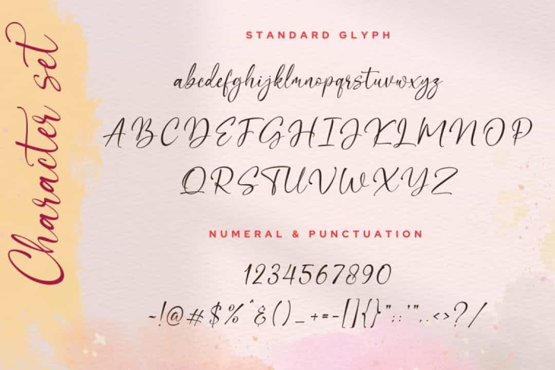 Rosegoldia Font Image 3