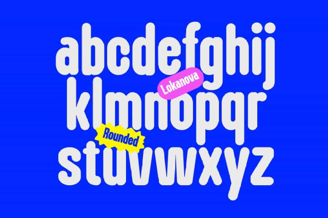 Lokanova Rounded Font Image 3