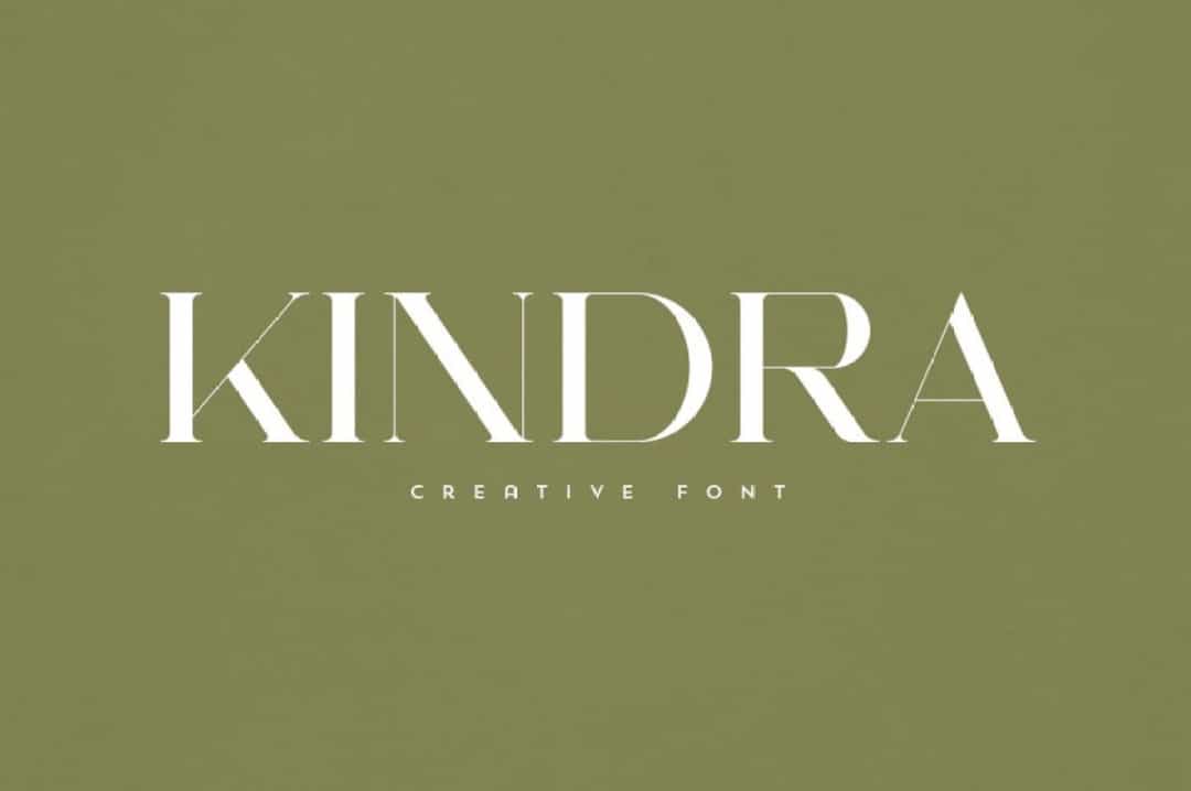 Kindra Font Image 1