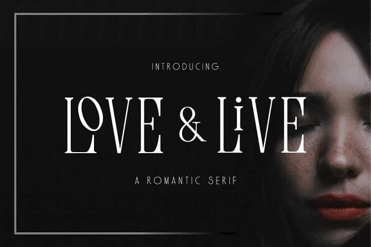 Love & Live Typeface Image 1