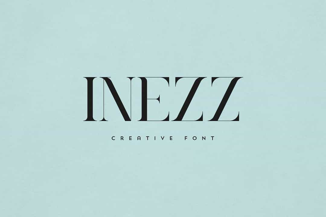 Inezz Font Image 1