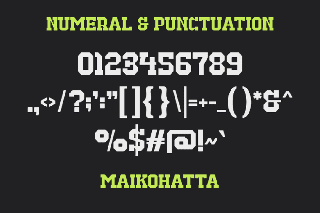 Borcer Sporty Font Image 3