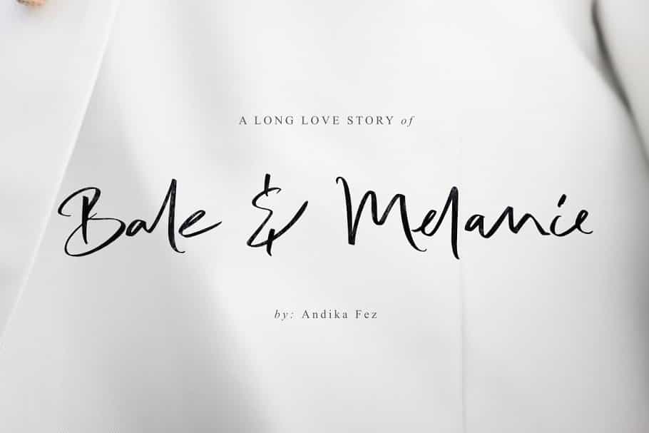 Bale & Melanie Script Font Image 1