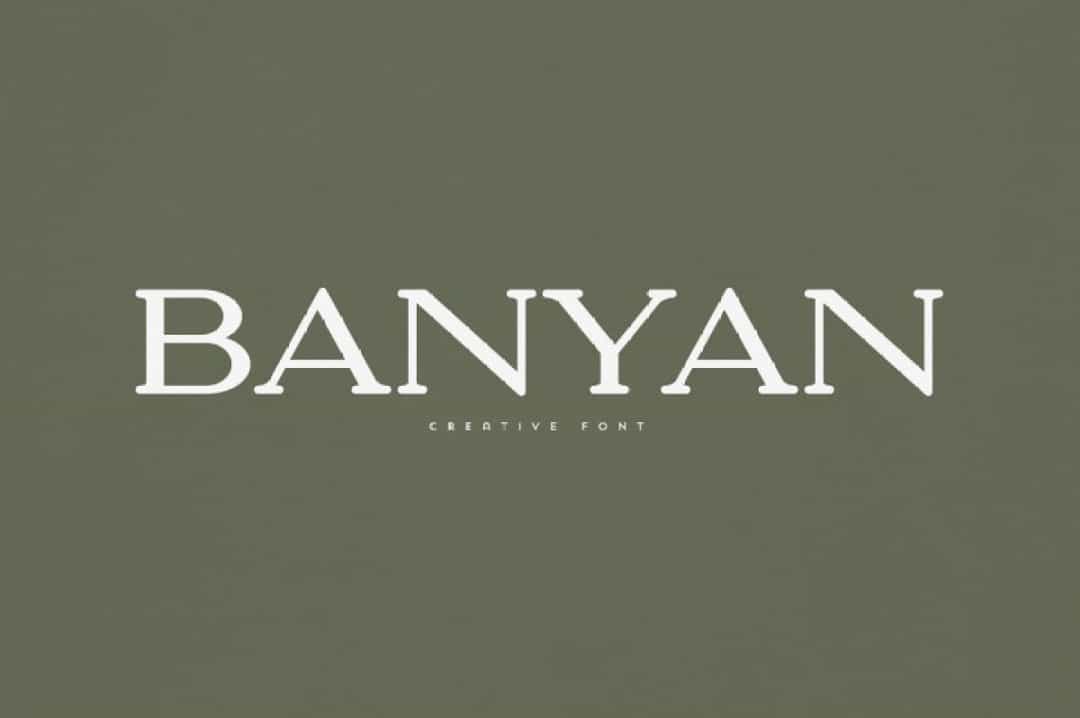 Banyan Font Image 1