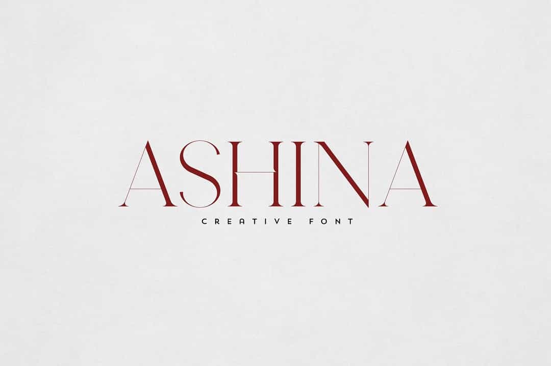 Ashina Font Image 1