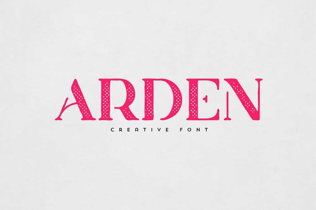 Arden Font Image 1