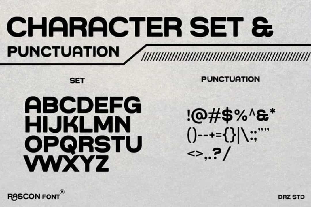 Rascon Font Image 2