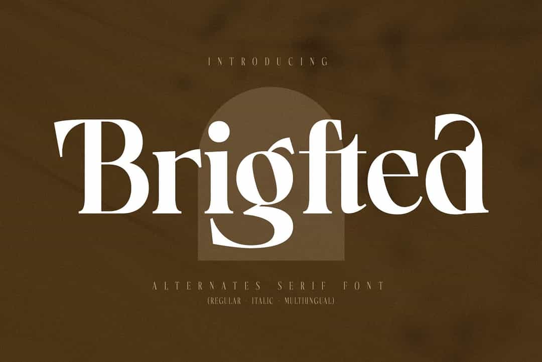 Brigfted Font Image 1