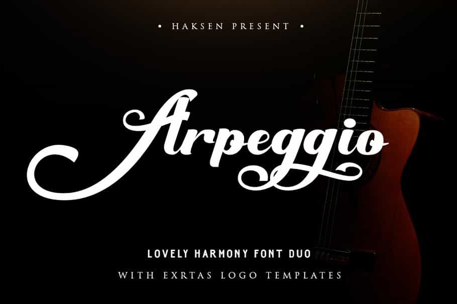 Arpeggio Font Duo Image 1