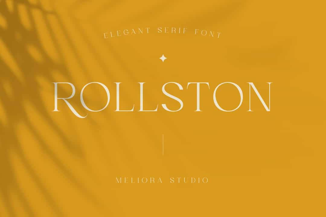 Rollston Font Image 1