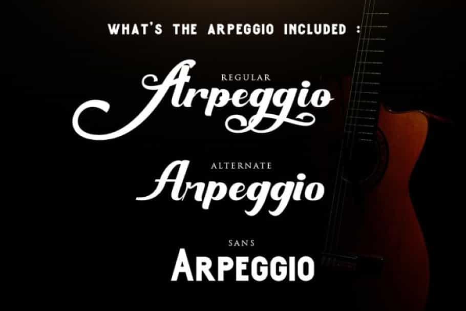Arpeggio Font Duo Image 2