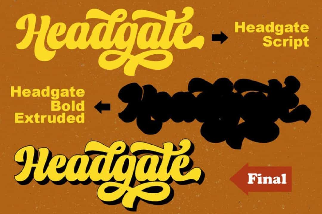 Headgate Font Image 2