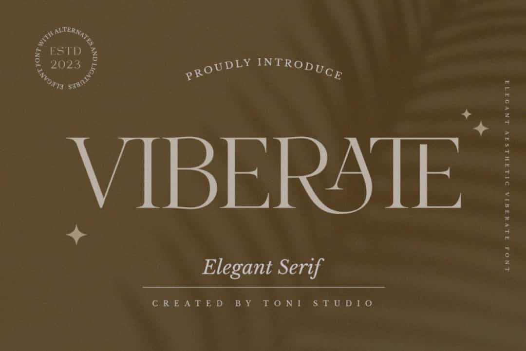 Viberate Font Image 1