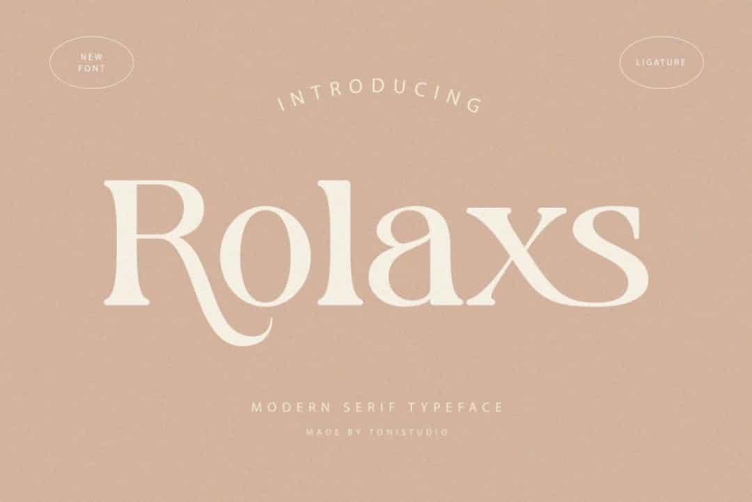 Rolaxs Font Image 1