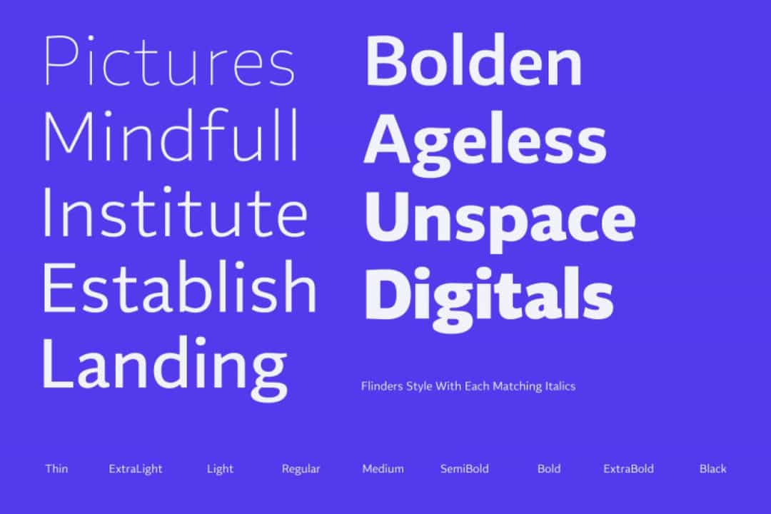 Flinders Font Image 2