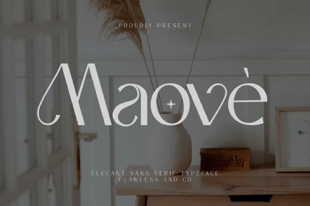 Maove Font Image 1