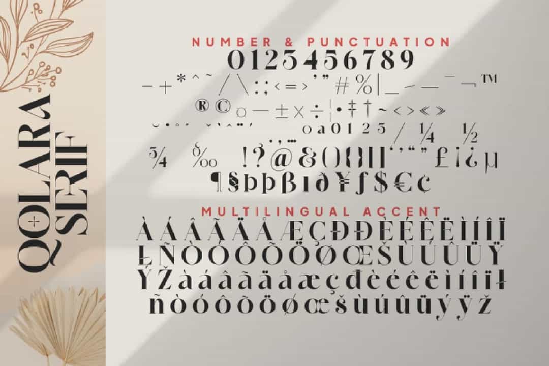 Qolara Serif Font Image 3