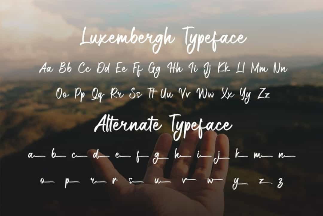 Luxembergh Font Image 2