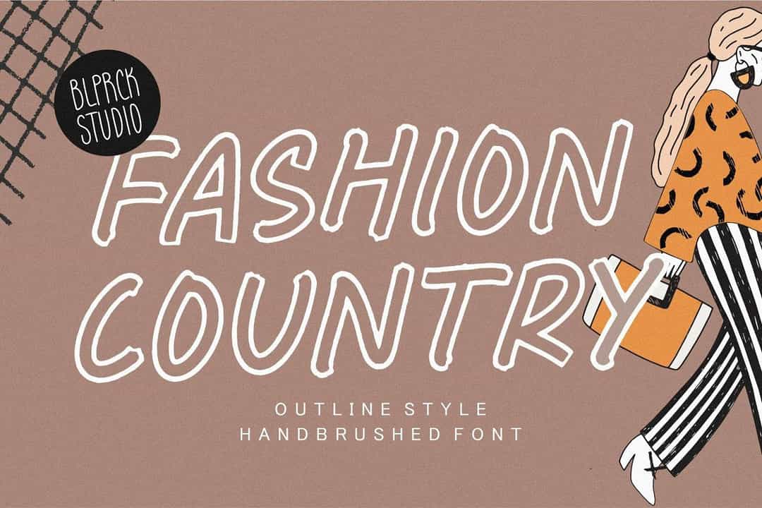 Fashion Country Font Image 1