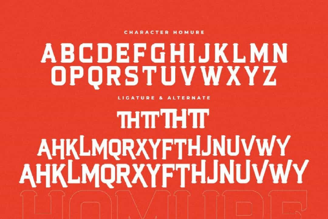 Homure Font Image 3