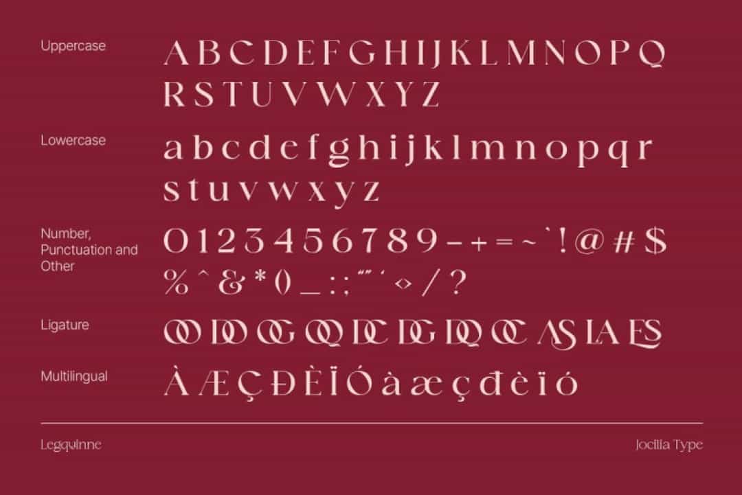 Legquinne Font Image 3