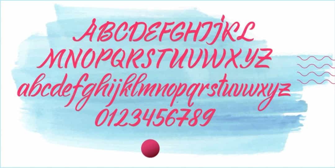 Youth Touch Font Image 3