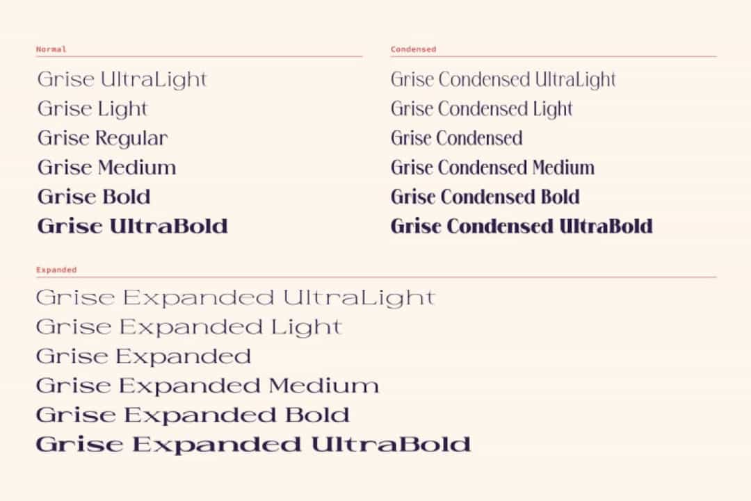 Grise Font Image 2