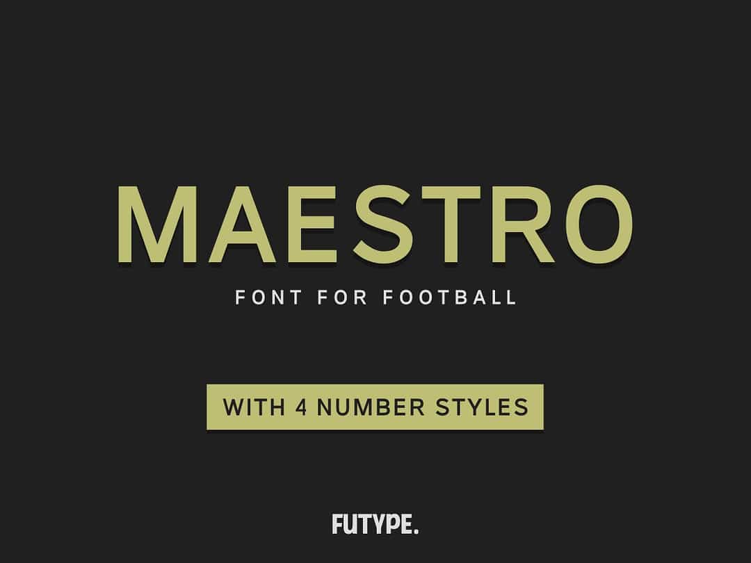Maestro Font Image 1