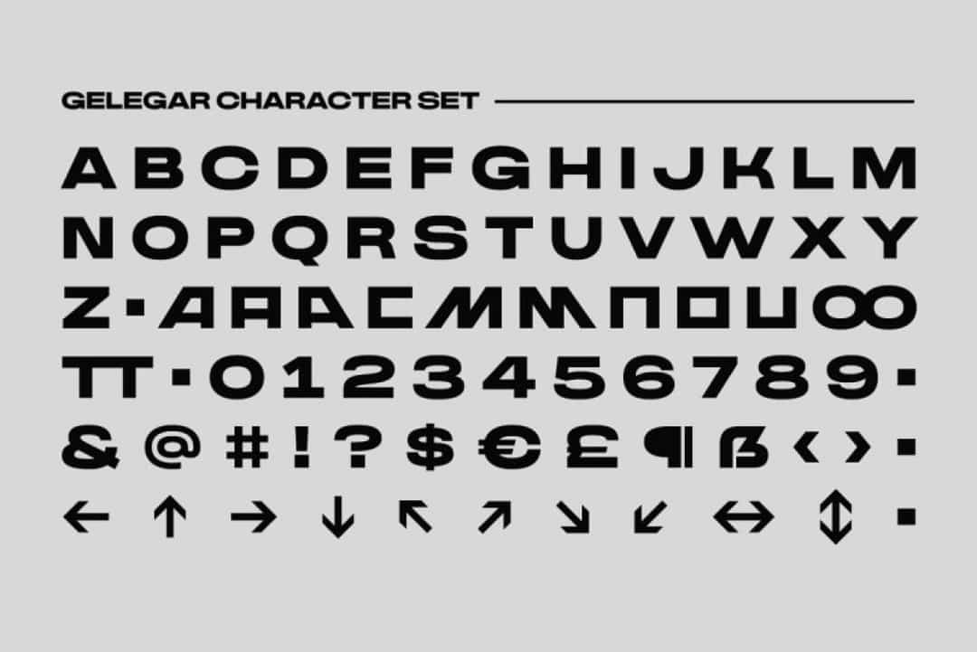 Gelegar Font Image 3