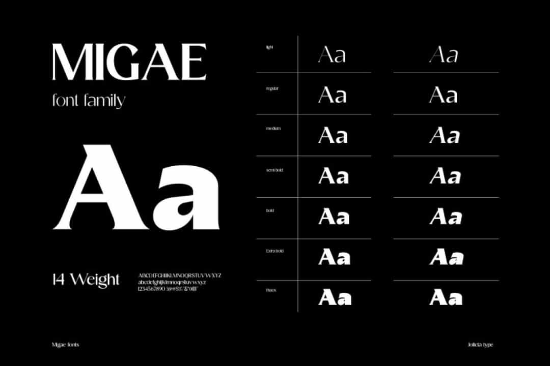 Migae Font Image 3